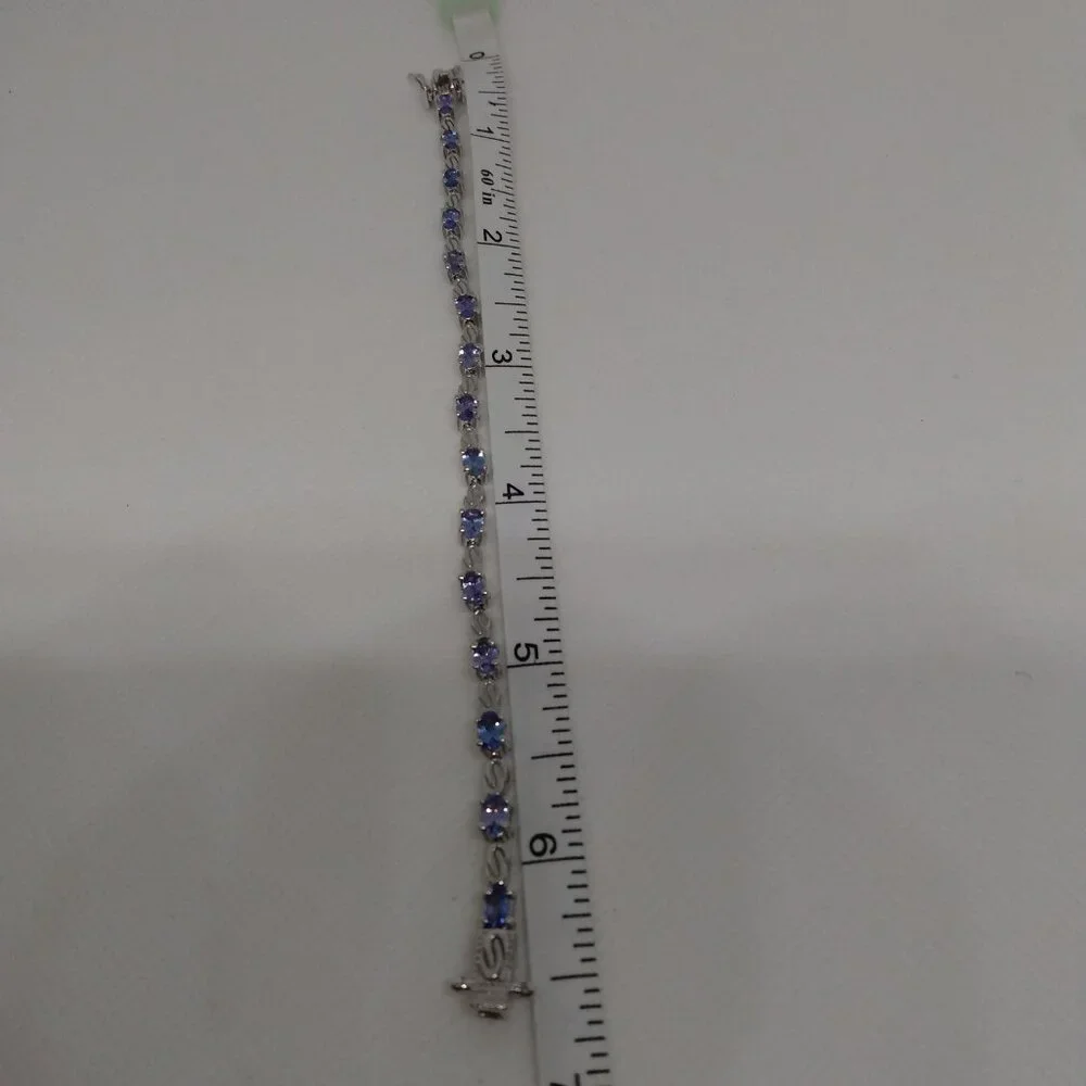 Tanzanite bracelet, size 6.75-6.50 - Picture 4 of 10